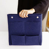 Bag in Bag Multi-pockets Felt Casual Travel Storage Bag