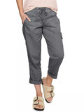 Women's Summer Comfort Drawstring Casual Cargo Pants