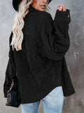 Women's Solid Color Simple Style Long-Sleeved Blouse