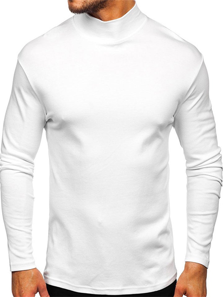 Men'e Winter Daily Wear Turtleneck Thermal Comfy Undershirts