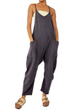 Women's Casual Comfy Baggy Spaghetti Jumpsuits for Summer