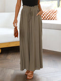 Trendy Large Size Wide Leg Loose Ladies Trousers