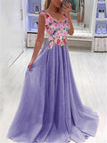 Women's Beautiful Sleeveless Floral Party Dress