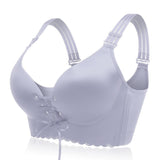 New Fashion Sexy DD Cup Wireless Front Drawstring Side Support Massage Bras