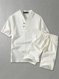 Mens Linen Short Sets