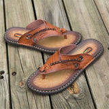 New Men's Casual Summer Outdoor Jesus Sandals Breathable Flip-Flops