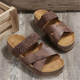 Casual Cross Strap Thick Sole Fisherman Sandals for Women