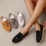 Leisure Bowknot Design Flat Slip On Loafers for Office Lady