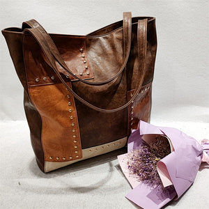Trendy Patchwork Contrast Color Women's Handbags