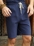 Summer Drawstring Design Shorts Trendy Beach Shorts