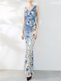 Sequined Mermaid Maxi Long Formal Dresses