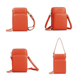 Casual Style Multiple Compartment Adjustable Shoulder Strap Phone Holder Currency Wallet