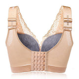 Women's Plus Size Big Cups Wireless Push Up Bra