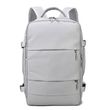 Women's Waterproof Zipper Up Oxford Cloth Travel Backpack