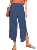 Lady Summer Fashion Thin Irregular Casual Pants