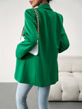 Temperament Open Front Office Blazer Coat for Lady