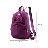 Fashion Students Travel Waterproof Lightweight Nylon Female Backpack