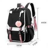 Female Trending Large Capacity Oxford Cloth Backpack