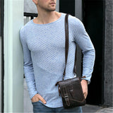 Men's Classic Alligator Pattern Multifunctional Crossbody Bags