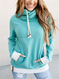 Women's Sports Sweet Long Sleeve Pullover Front Pocket Hoodies