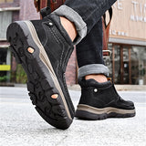 New Casual Fashion Comfy Solid Color Ankle Boots For Men