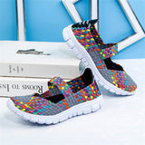 Fashion Closed Toe Breathable Woven Sandals for Women