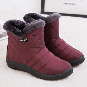 Ultra-Warm Side Zipper Fashion Waterproof Lightweight Snow Boots