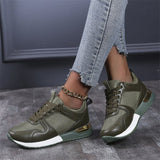 Leisure Wear-resisting Patchwork Mesh Running Loafers For Women