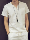 Mens Comfy Casual Hipster Shiort Sleeve T-Shirts