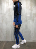 Gradient Tracksuit Sets Hooded Sweatshirt + Slim Fit Trousers