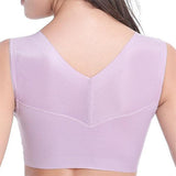 Women's Plus Size Breathable Comfy Seamless Wireless Padded Sports Bra