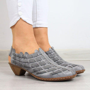 Women's Elegant Plus Size Casual PU Woven Sandals
